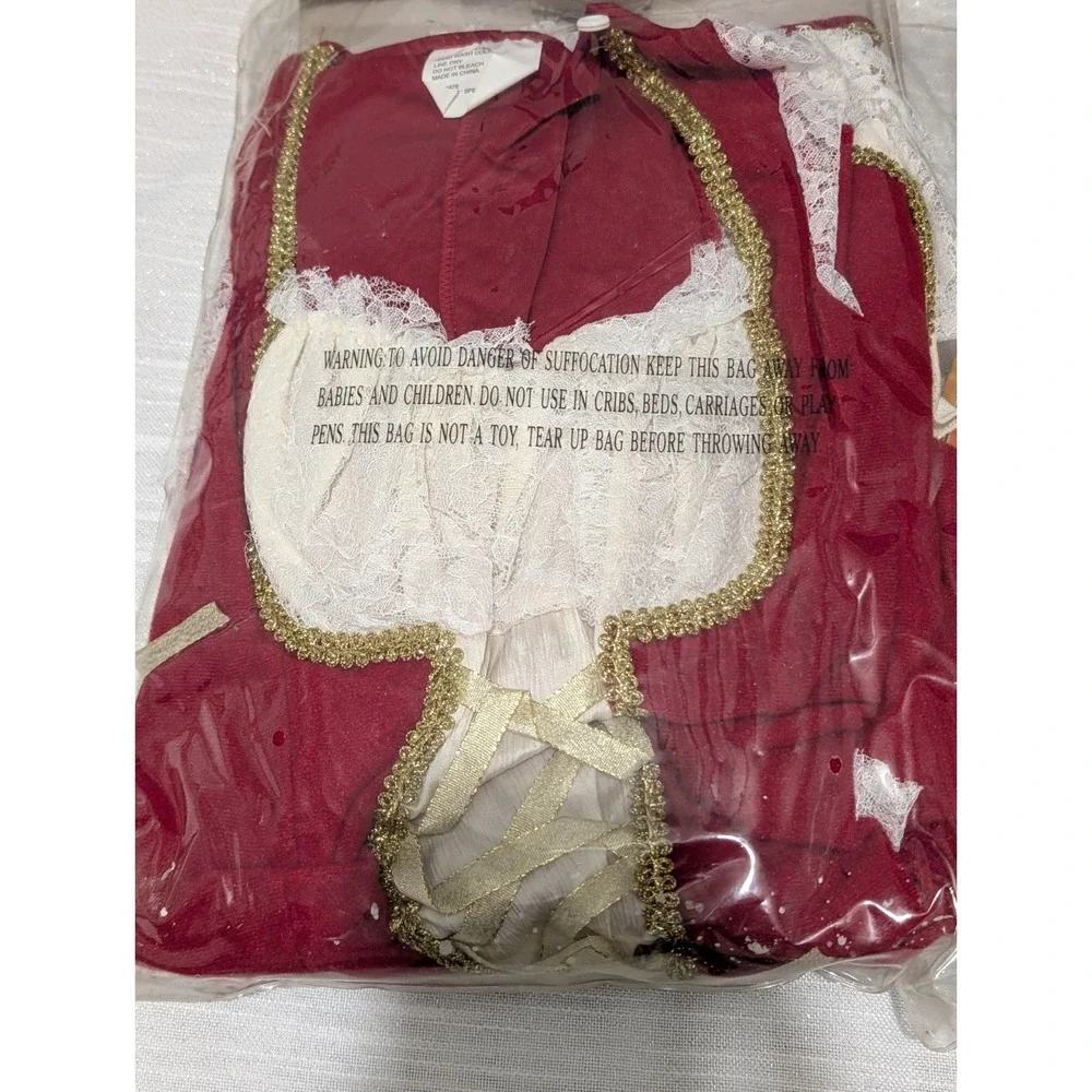Spirit Pretty Pirate Adult Halloween Costumeb Dress & Hat 2 Prs Stockings Sz S‎